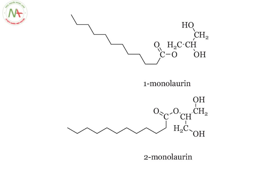 Cấu trúc phân tử Monolaurin 