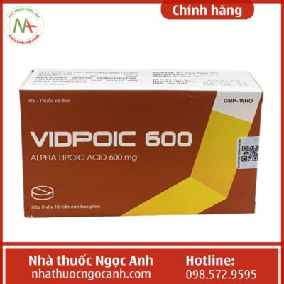Hình ảnh thuốc Vidpoic 600