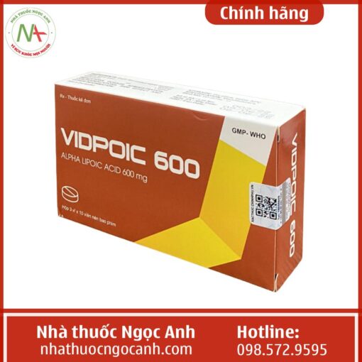 Hình ảnh thuốc Vidpoic 600