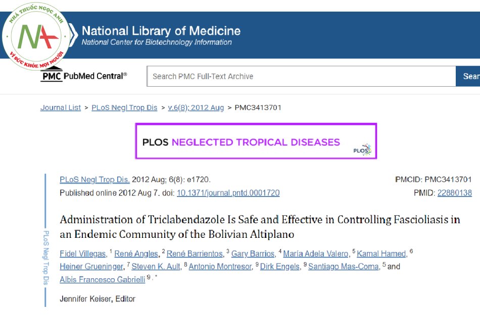 Administration of Triclabendazole Is Safe and Effective in Controlling Fascioliasis in an Endemic Community of the Bolivian Altiplano