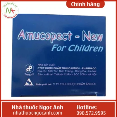 Hộp thuốc Amucopect - New For Children