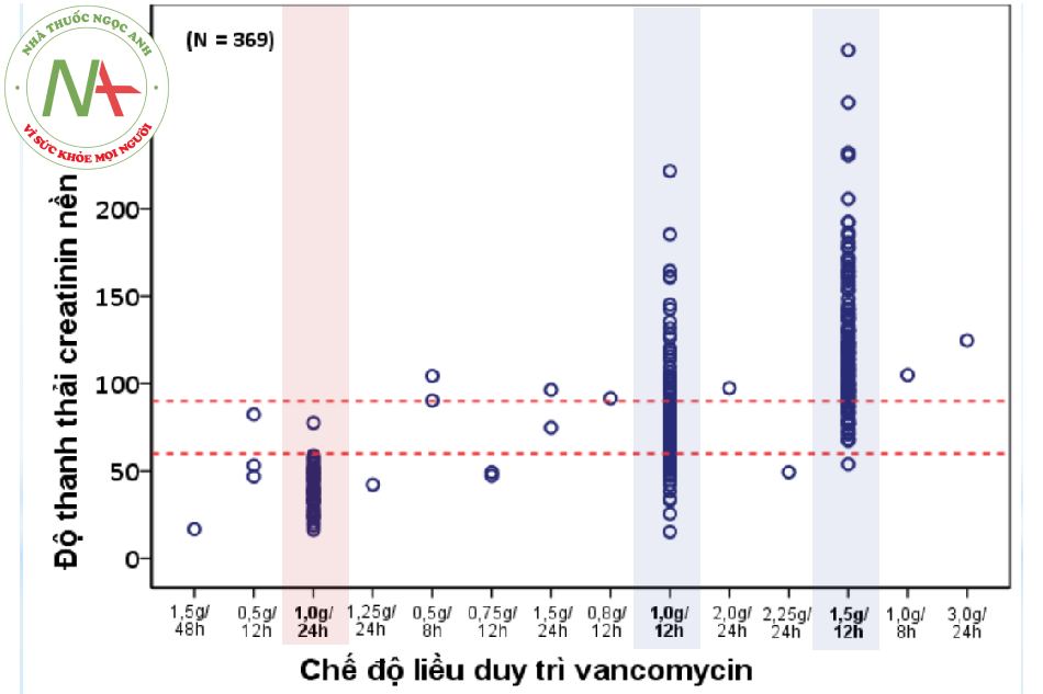 Chế độ liều duy trì Vancomycin