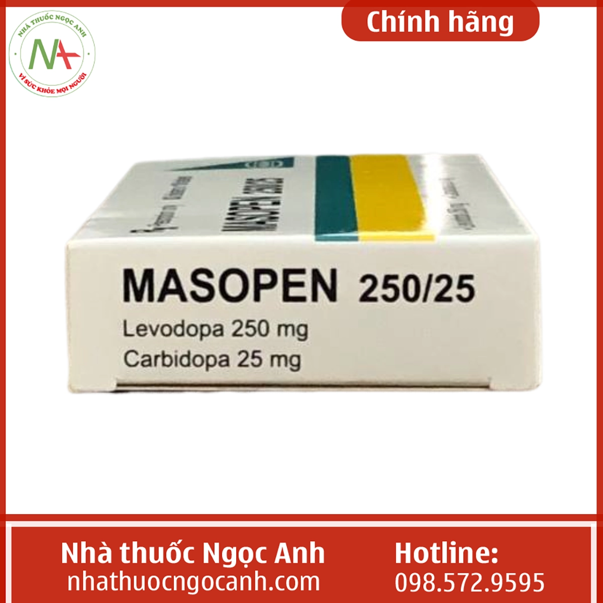 Hộp thuốc Masopen 250/25