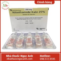 Hộp thuốc Nikethamide Kabi 25%