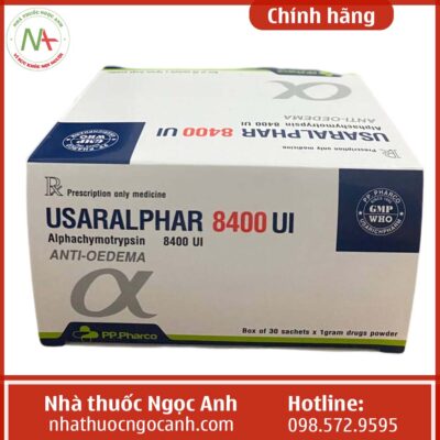 Hộp thuốc Usaralphar 8400 UI
