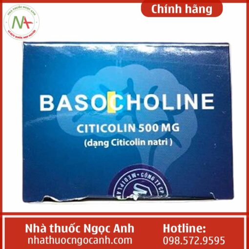 Hộp thuốc Basocholine 500mg