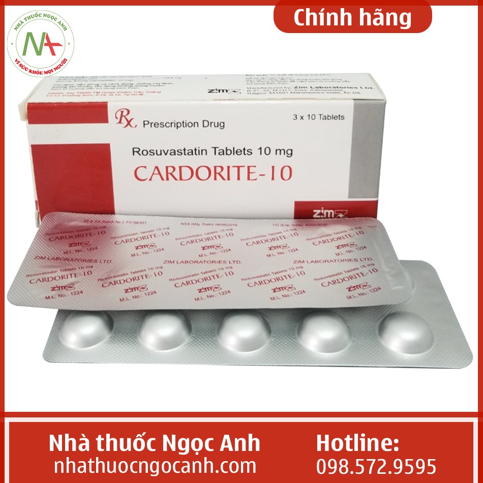 thuốc Cardorite - 10 là thuốc gì?