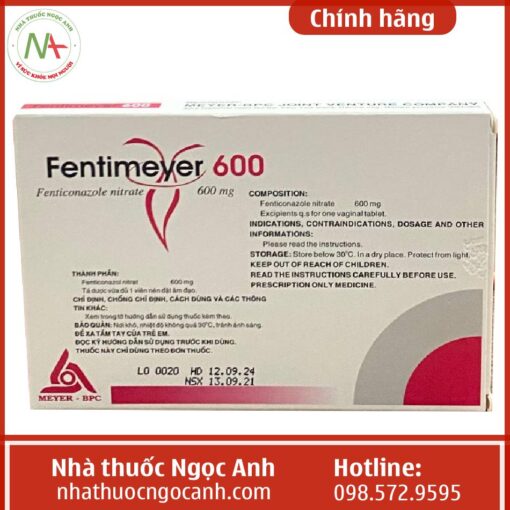 Tác dụng thuốc Fentimeyer 600mg