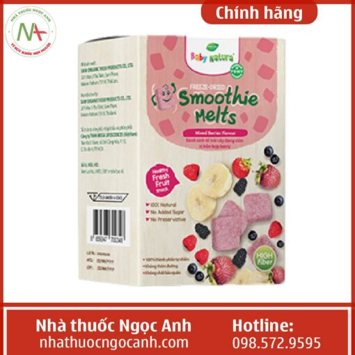 Freeze-dried Smoothie Melts Mixed Berries Flavour