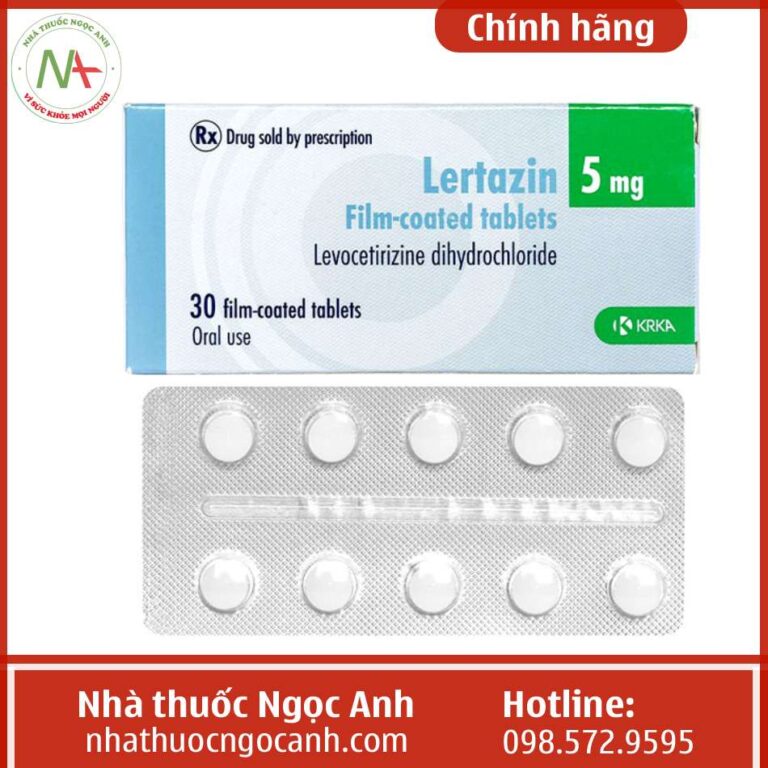 Hộp thuốc Lertazin 5mg