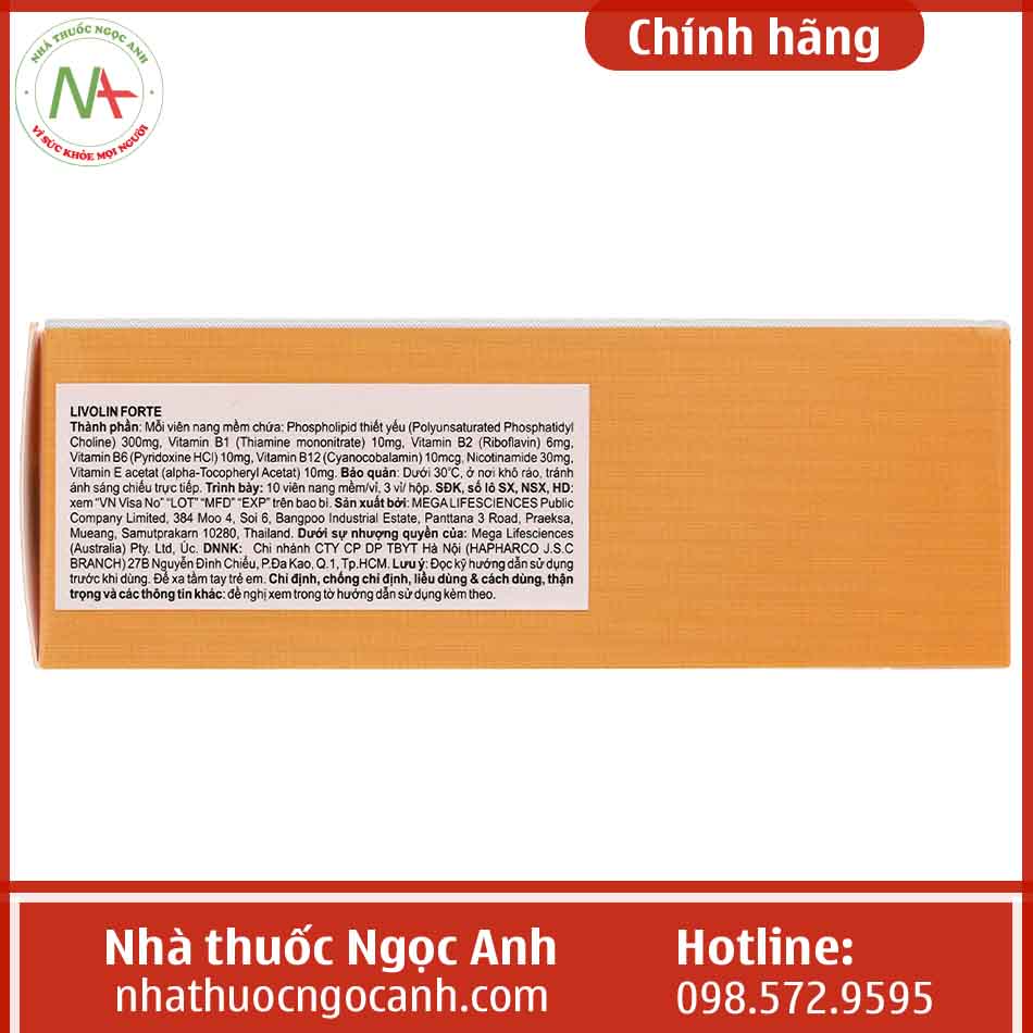 Hộp thuốc Livolin Forte