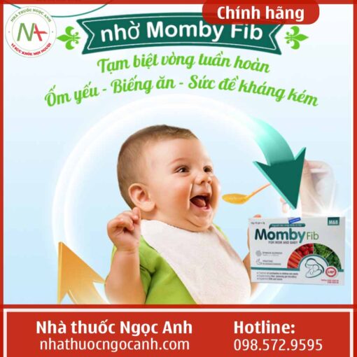 Momby Fib hỗ trợ tiêu hóa cho con