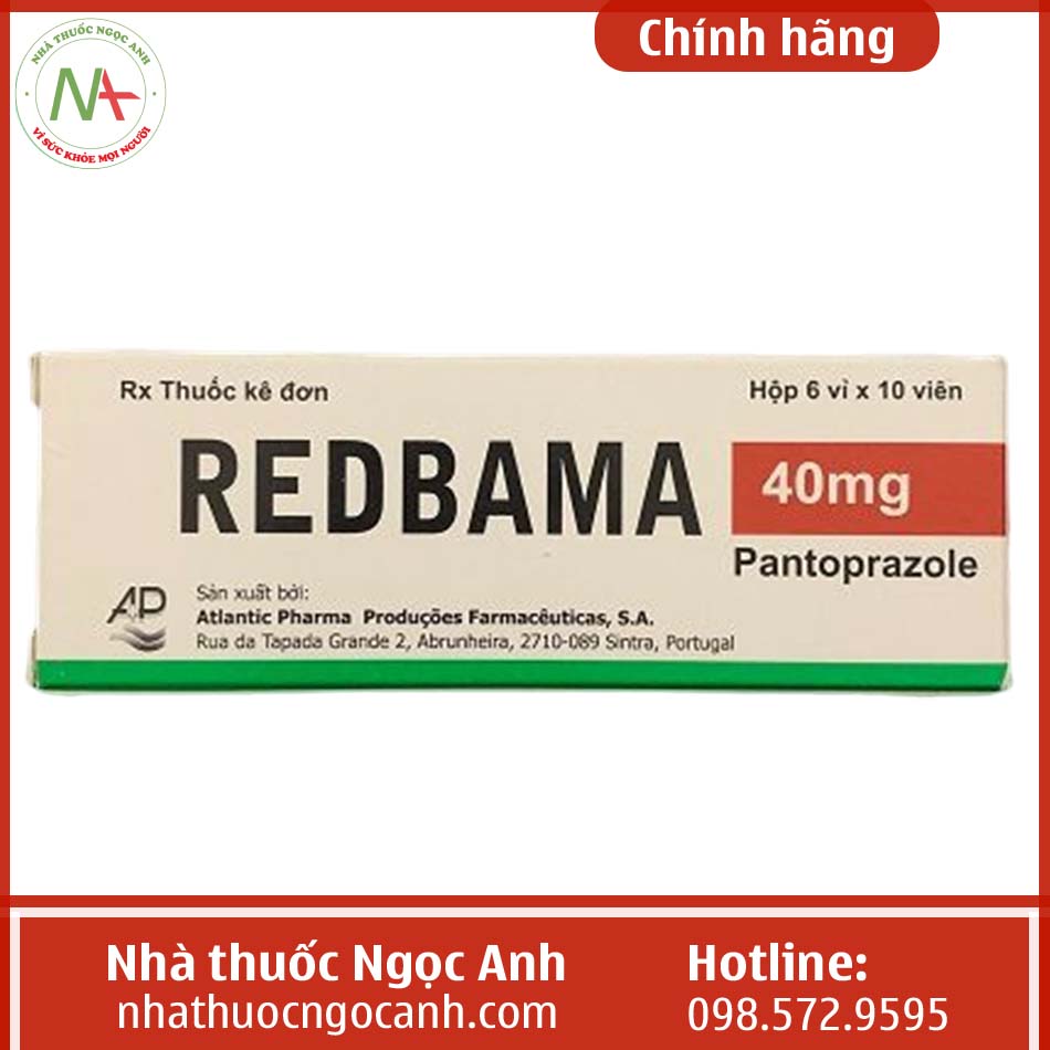 Hộp thuốc Redbama 40mg