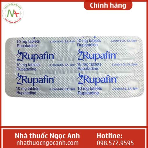 Vỉ thuốc Rupafin 10mg Hyphens