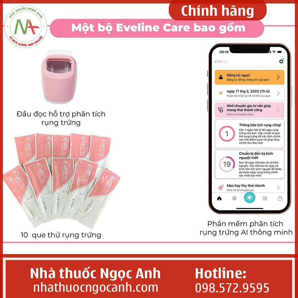Sản phẩm que thử rụng trứng Eveline Care