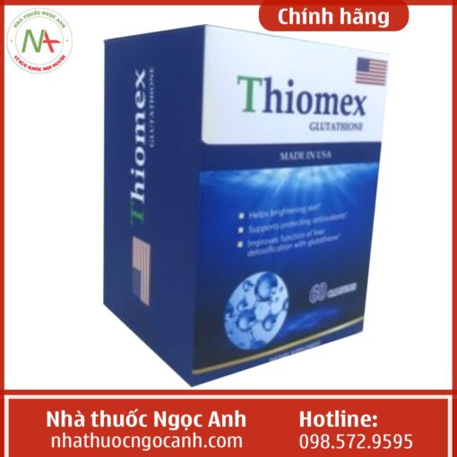 Hộp viên uống Thiomex Glutathione