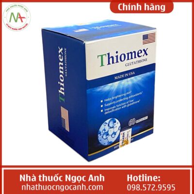 Hộp viên uống Thiomex Glutathione