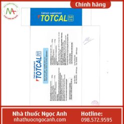 Nhãn thuốc Totcal Soft Cap.