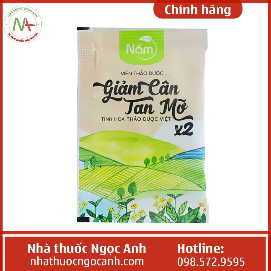 Giảm Cân Tan Mỡ Nấm X2