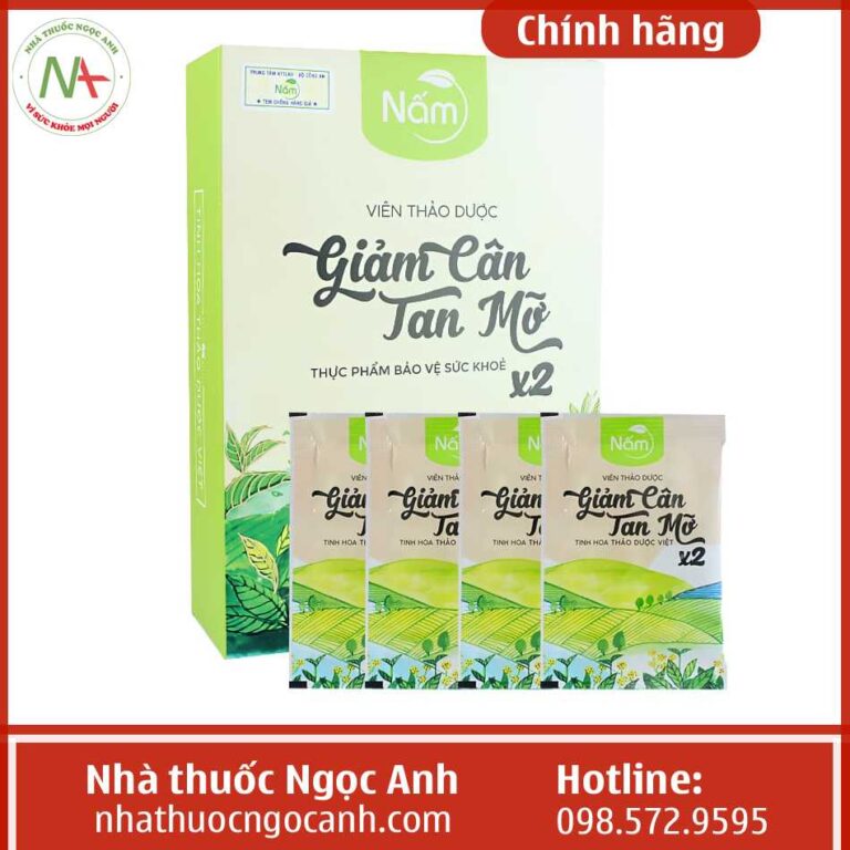 Giảm Cân Tan Mỡ Nấm X2