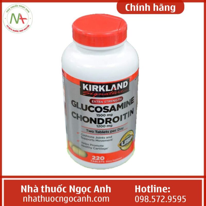 Glucosamine 1500mg Chondroitin 1200mg Kirkland mua ở đâu, giá bao nhiêu?