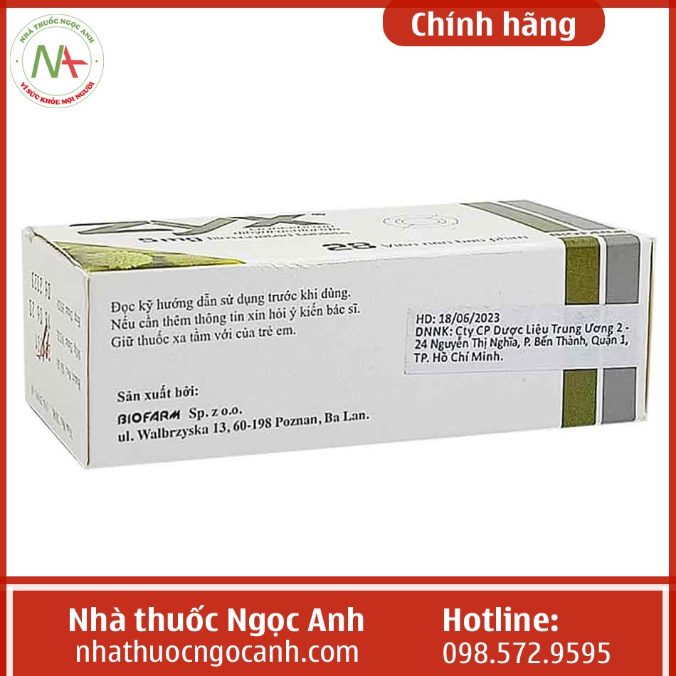 Thuốc Zyx 5mg là thuốc gì?