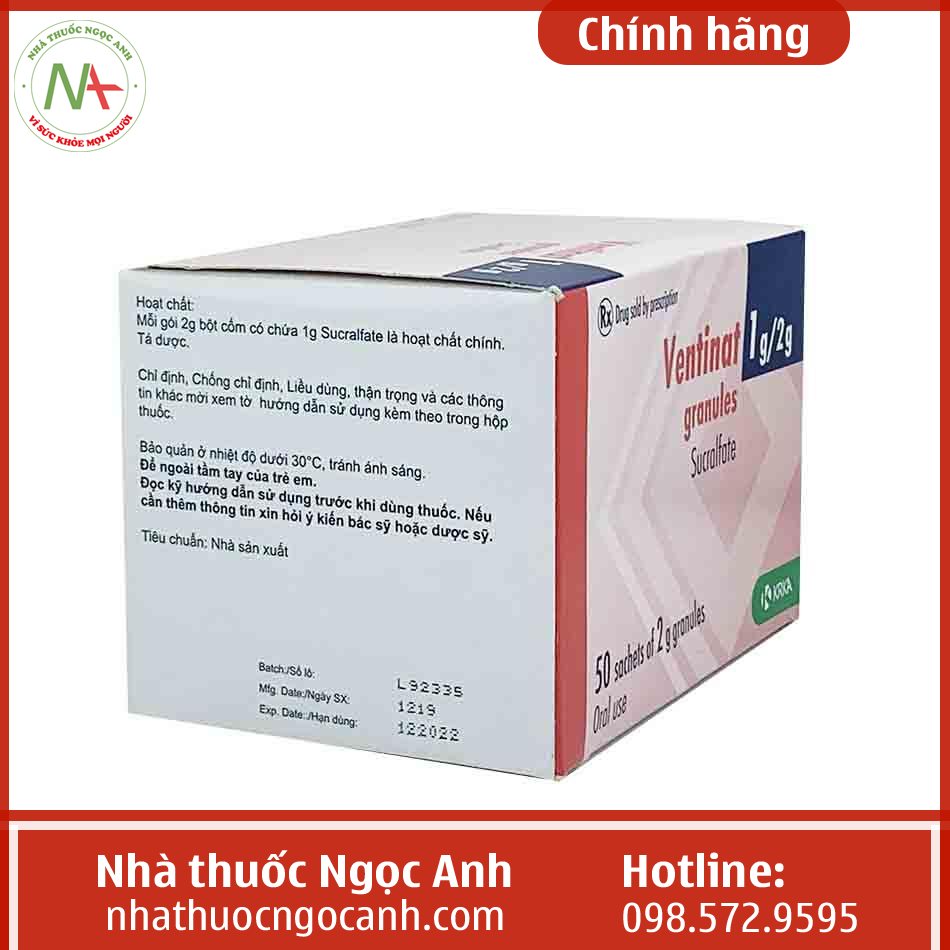 Thuốc Ventinat Granules 1g/2g