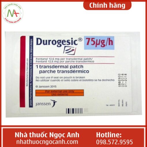 Thuốc Durogesic 75µg/h