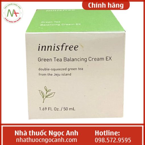 Công dụng Innisfree Green Tea Balancing Cream EX