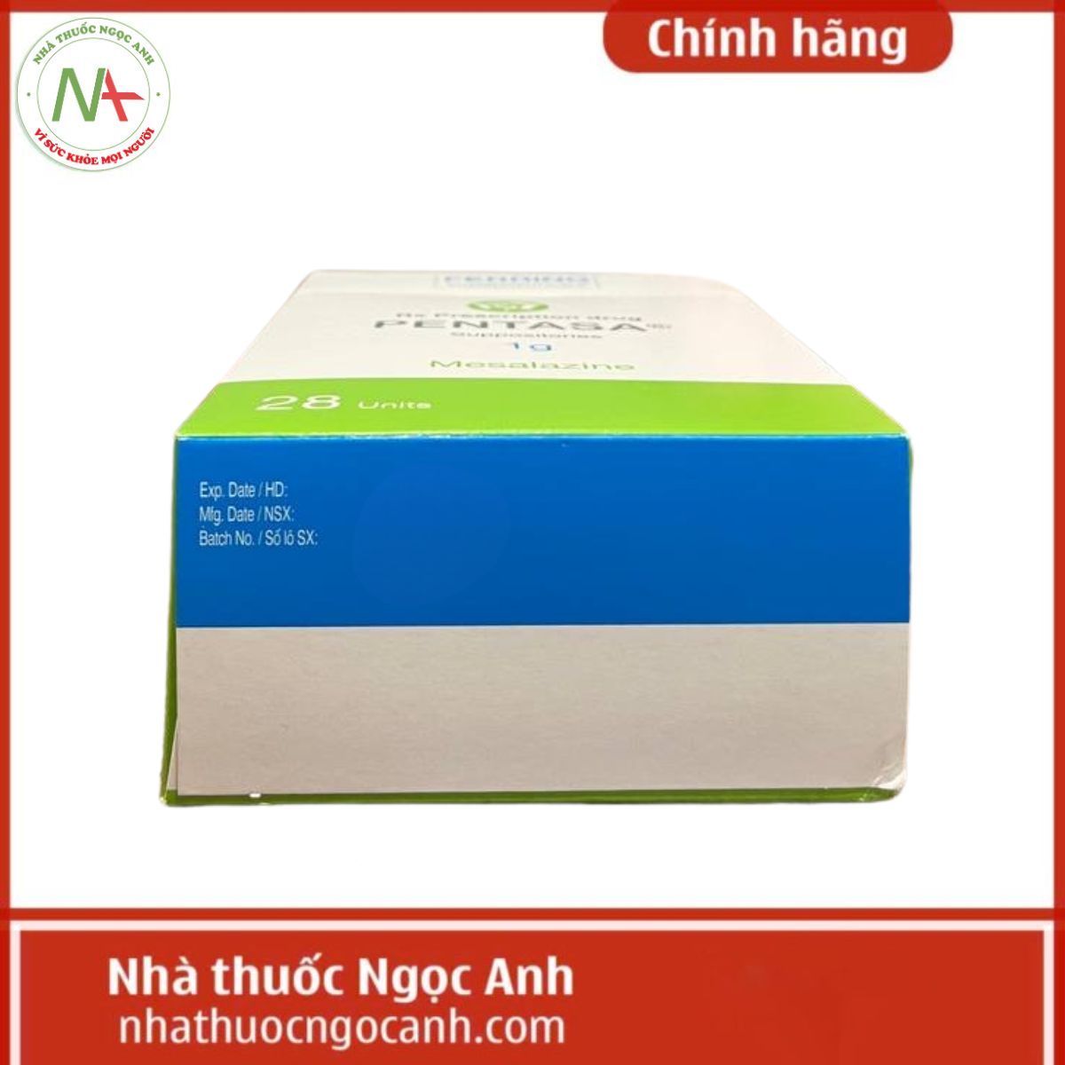 Pentasa 1g viên đặt