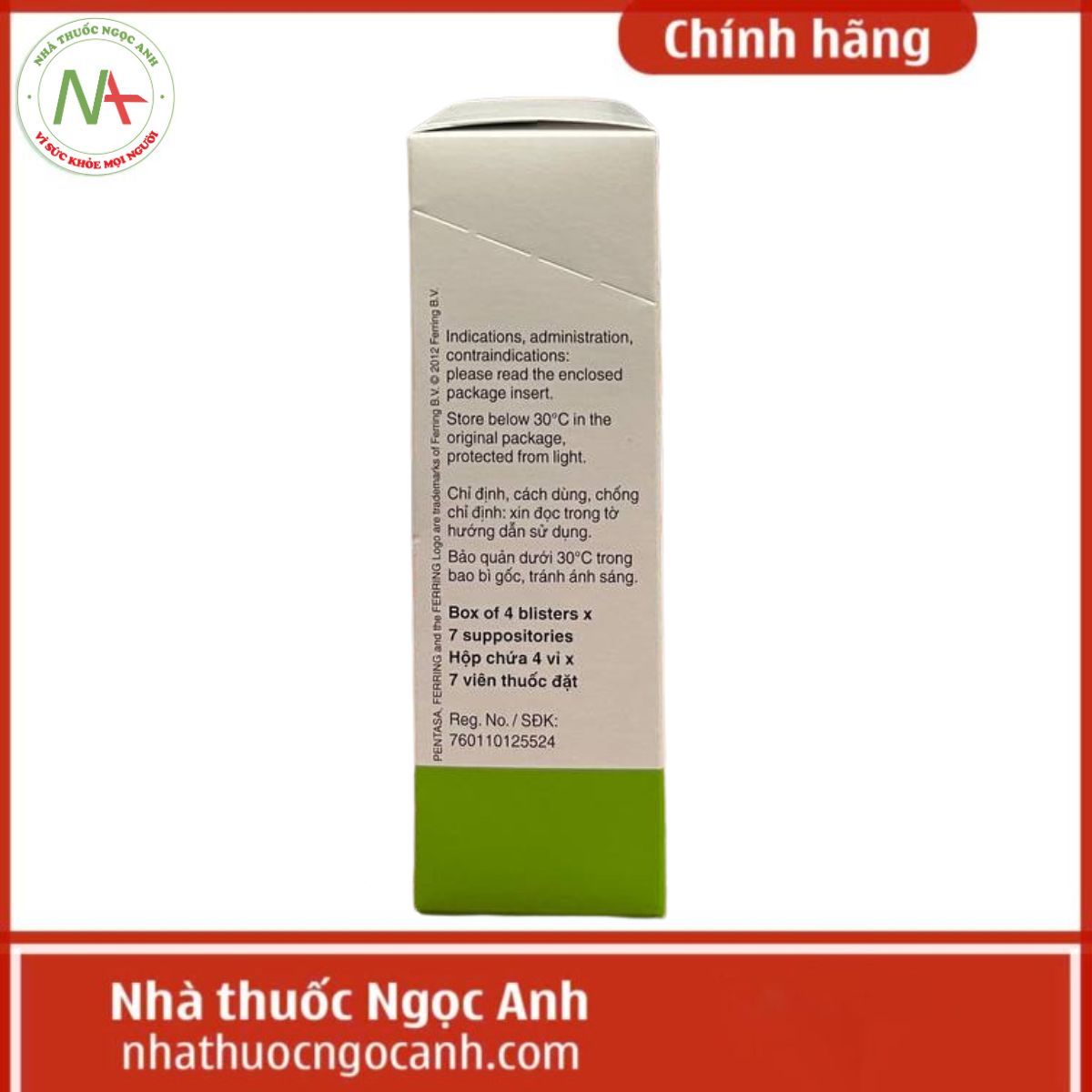 Pentasa 1g viên đặt