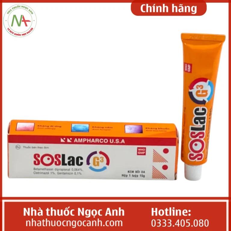 Hộp thuốc Soslac G3