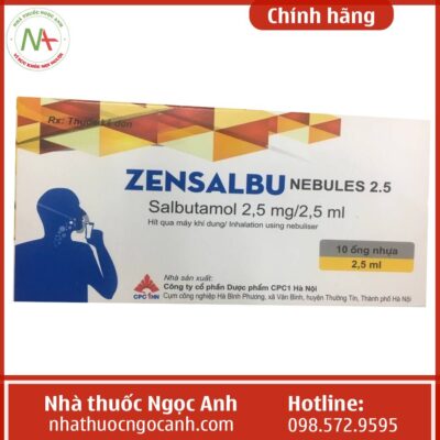 Thuốc Zensalbu nebules 2.5