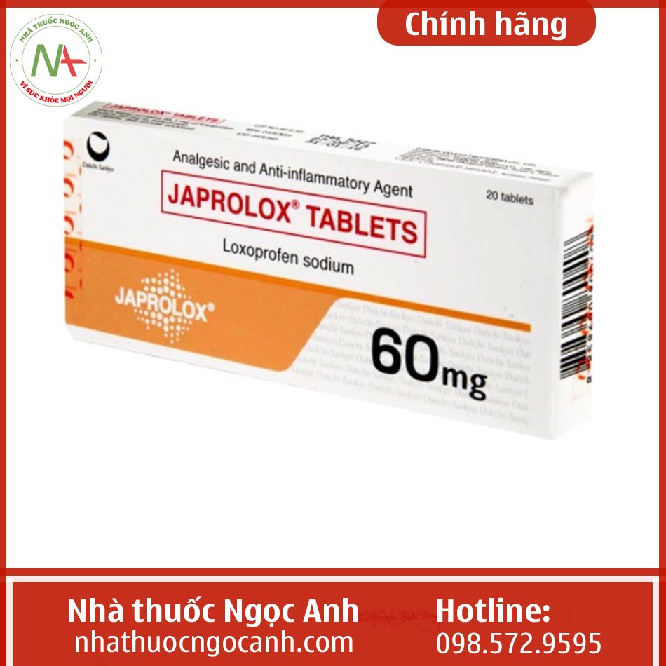 thuốc Japrolox Tablets 60mg