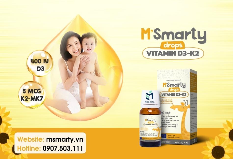 Giới thiệu về M'Smarty Vitamin D3K2