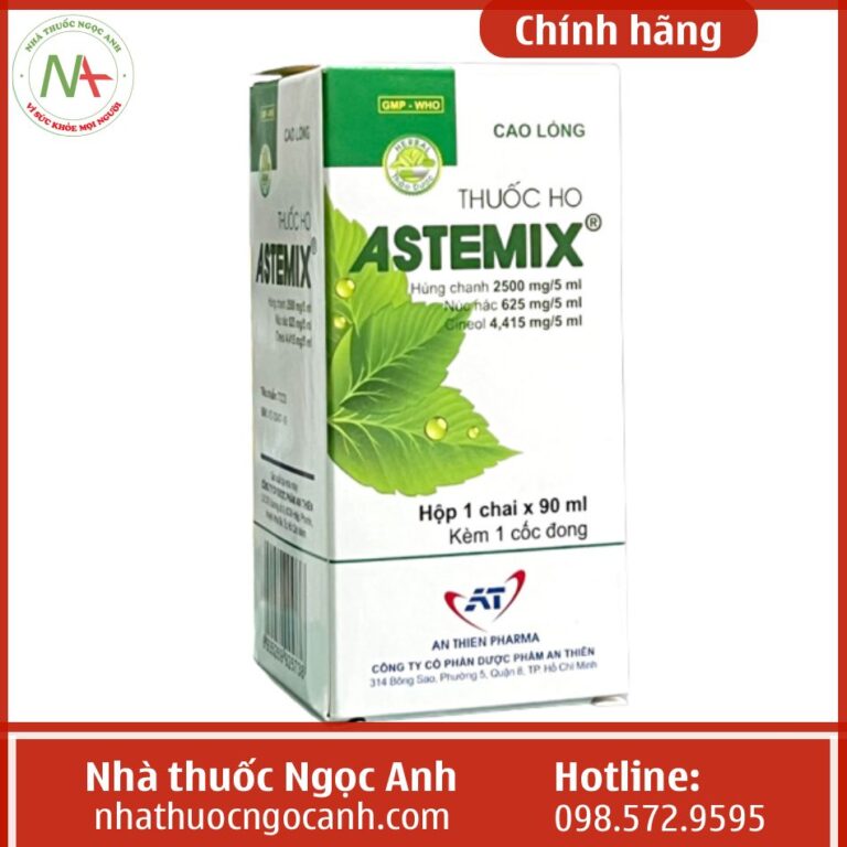 Thuốc ho Astemix 90ml có tốt không, giá bao nhiêu, bán ở đâu?