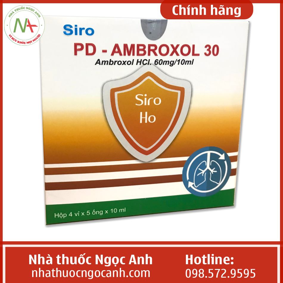 Công dụng PD-Ambroxol 30