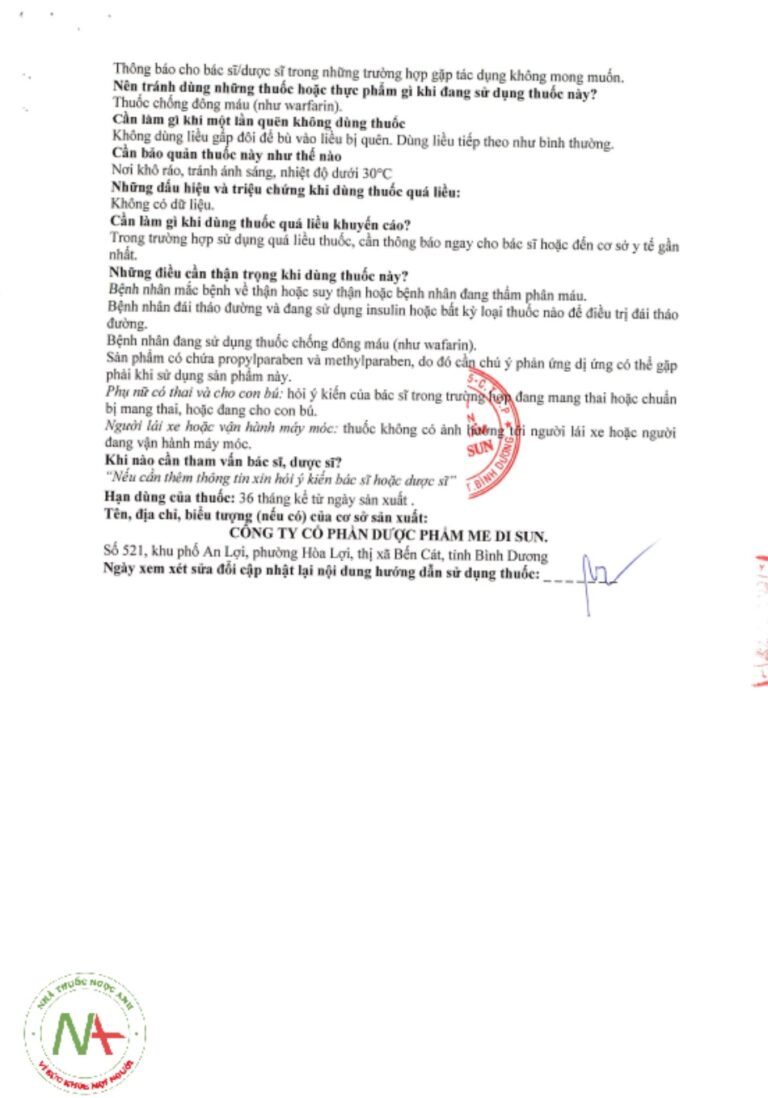 Thuốc Ritsu 1000mg là thuốc gì, có tác dụng gì, mua ở đâu, giá bao nhiêu?