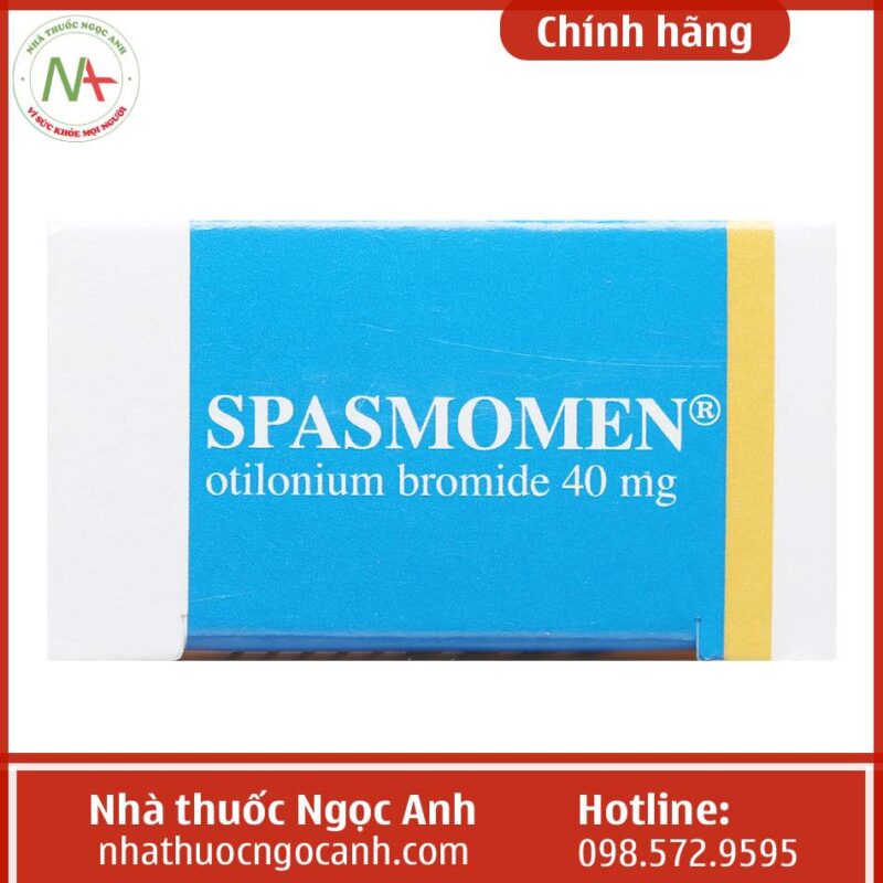 Thuốc Spasmomen 40mg tác dụng gì, mua ở đâu, giá bao nhiêu?