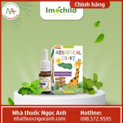 Thuốc Absorbcal D3+K2 Imochild