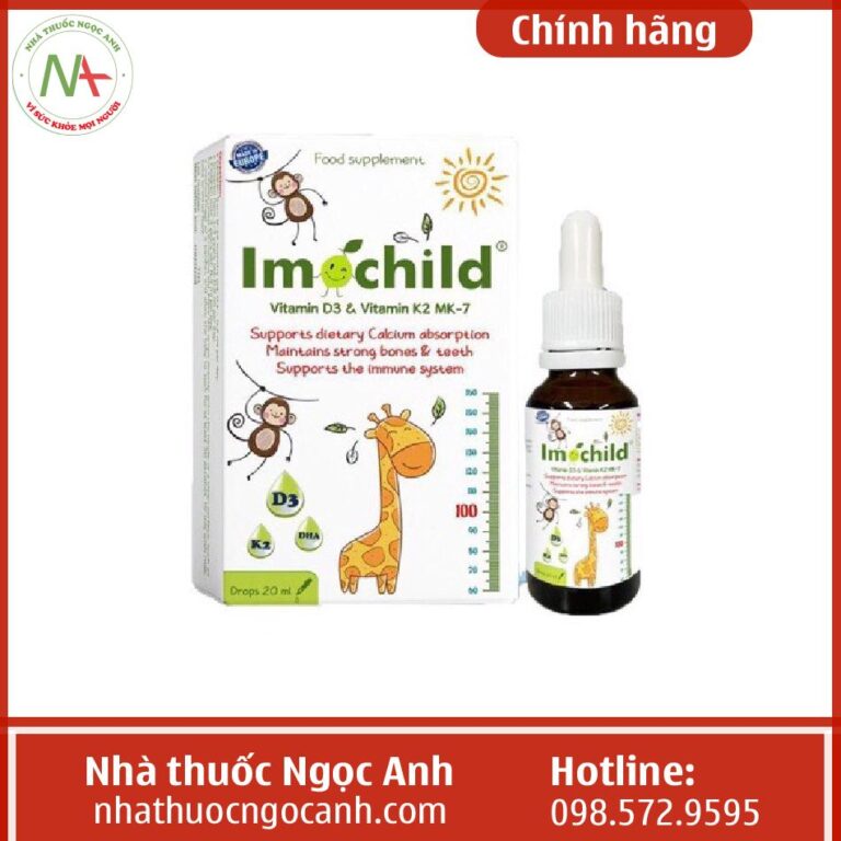 Thuốc Imochild Vitamin D3 & Vitamin K2 MK7