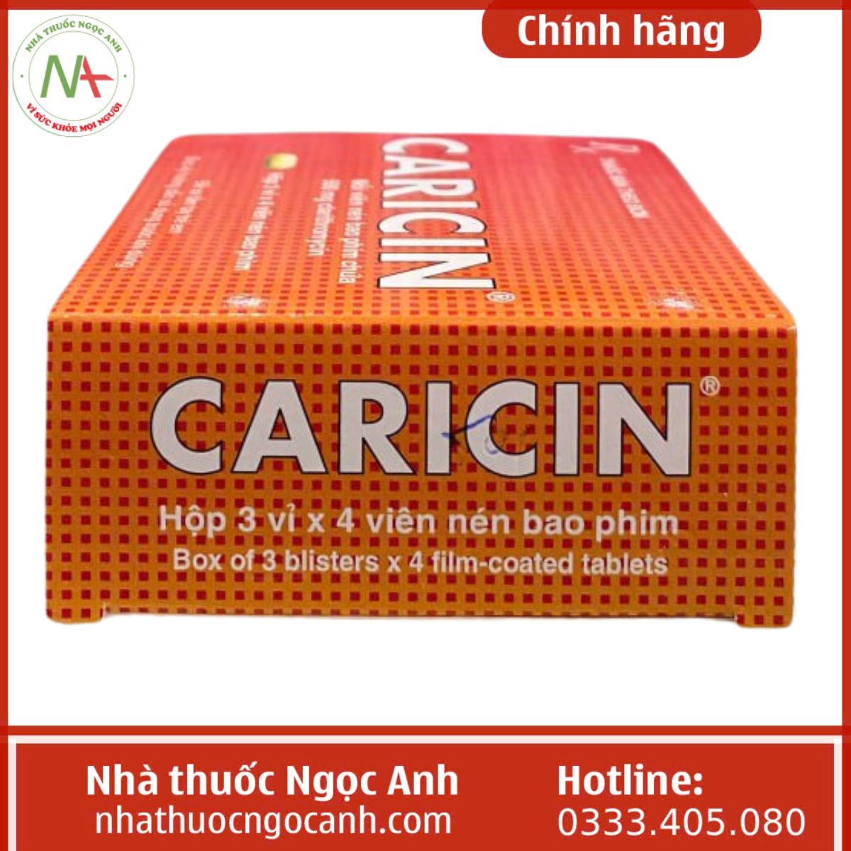 Thuốc Caricin 500mg