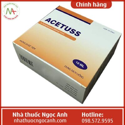 liều dùng Acetuss