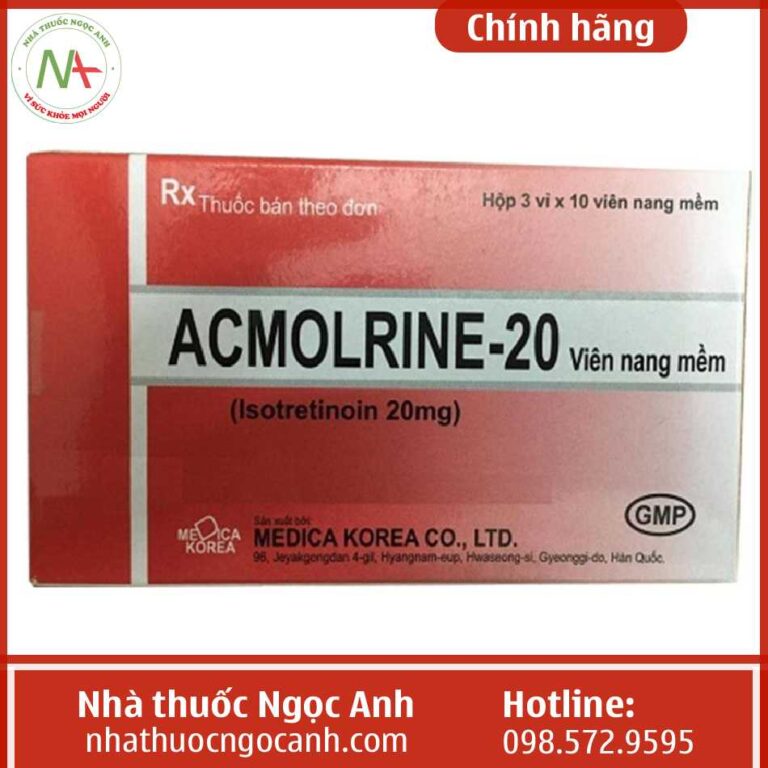 Acmolrine - 20 Soft Capsule giá