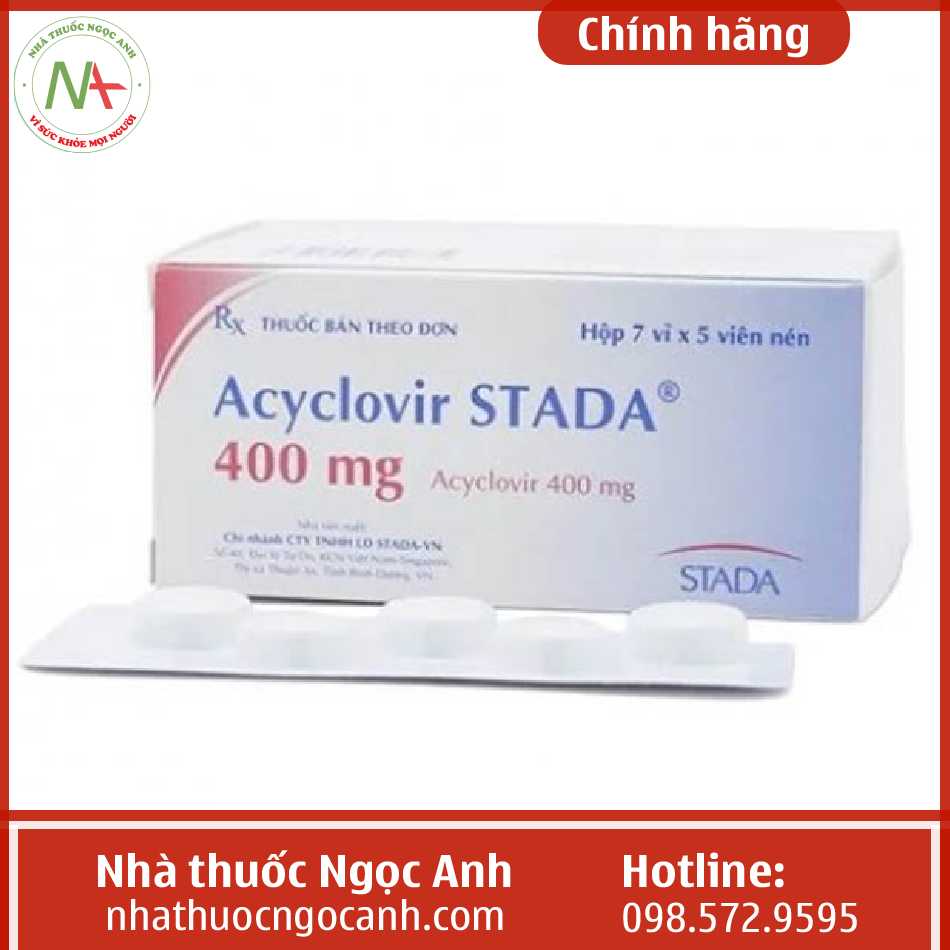 Acyclovir Stada 400 mg GIÁ