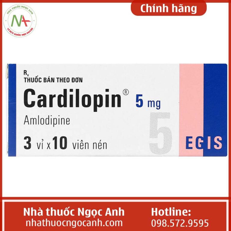 Hộp thuốc Cardilopin 5mg