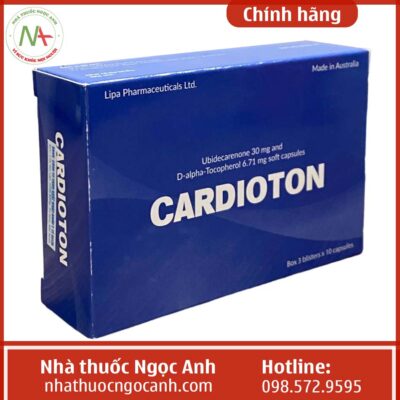 Hộp thuốc Cardioton 30mg Lipa Pharmaceuticals