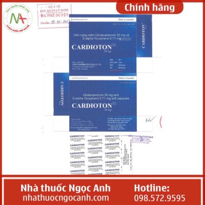Nhãn thuốc Cardioton 30mg Lipa Pharmaceuticals