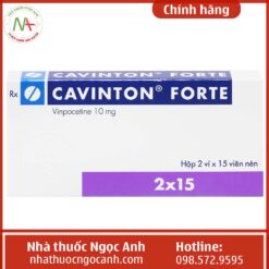 Hộp thuốc Cavinton Forte