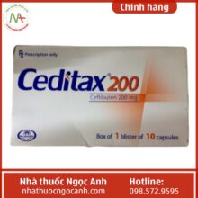 Hộp thuốc Ceditax 200